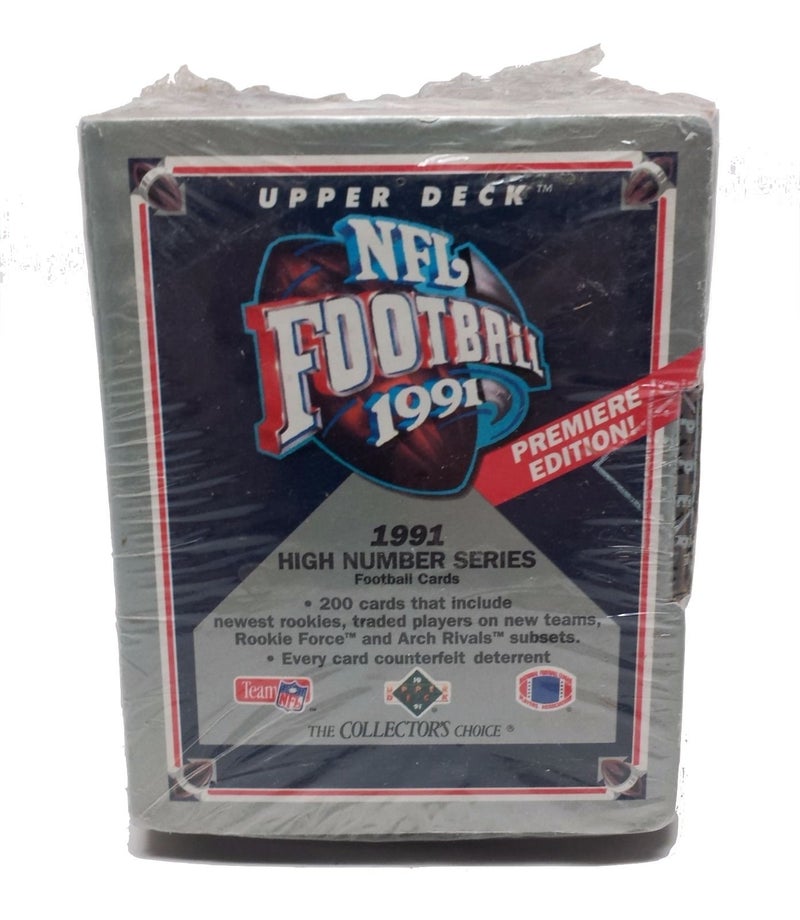 أبير ديك صندوق سلسلة الأرقام العالية لكرة القدم NFL لعام 1991 من Upper Deck - Image 2
